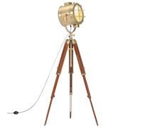 Bois de Manguier Massif Lampadaire à Trépied 165 cm Lampe sur Pied vidaXL