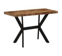 Bois de Manguier Solide Table de Salle à Manger Blanc Dîner Cuisine vidaXL