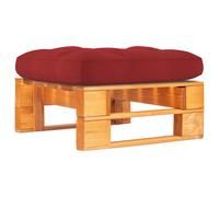 vidaXL Tabouret de jardin en bois de pin imprégné brun miel