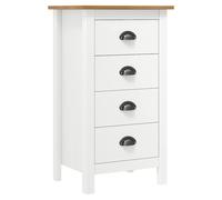 Bois de Pin Solide Buffet 46x35x80 cm Dressoir Commode Meuble Rangement vidaXL