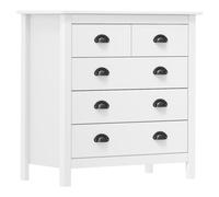 Bois de Pin Solide Buffet 46x35x80 cm Dressoir Commode Meuble Rangement vidaXL