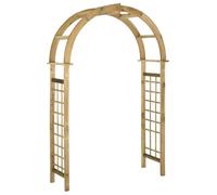 Bois de Pin Vert Imprégné Arche en Maille Pergola Jardin Arceau Voute vidaXL