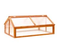 Bois de Sapin Serre Gris 114x80x50 cm Abri Plantes Fleurs Extérieur vidaXL
