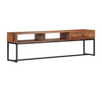 Bois de Sesham Massif Meuble TV Armoire Bas Multimédia Stéréo Salon vidaXL