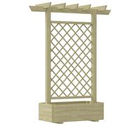 Bois Jardinière Pergola Arceau à Rosiers Plante Grimpante Jardin Voute vidaXL