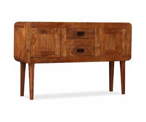 Bois Massif Buffet avec Finition Commode Chiffonnier Armoire vidaXL