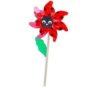 Bois Moulins À Vent Jardin Abeille Beetle Vent Spinner Enfants Pinwheels Jouets Coloré Moulin Vent Ornement Pelouse Décoration