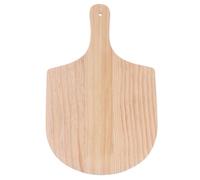 Bois Pelle à Pizza Planche de Service et Découpe, avec Manche | Surface Lisse, Bords Polis, Trou de Rangement, pour Pains, Gâteaux, Sandwichs et Soirées Barbecue