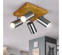 Bois Plafonniers Argent la Vie Chambre Éclairage Spot Lampe Mobile