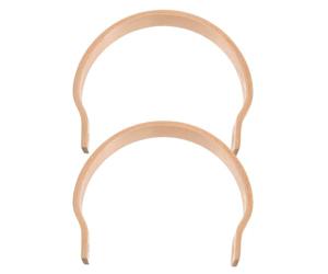 Bois Poignée de Théière 2 Pièces avec Manchon Cuivre | Design Vintage, Prise Ergonomique Détachable, pour Théière en Fonte, Usage Maison et Cérémonie du Thé