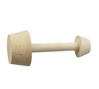 Bois Poussoir Beige à Tartelettes Face aux Œufs Double | Presse à Pâte Diy, Design Réversible, Rangement Facile, pour Cuisson Maison et Projets de Pâtisserie