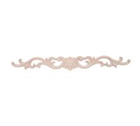 Bois Sculpté Applique Décorative pour Meubles, Lit et Tiroirs | Style Vintage Rustique, Installation Facile, Bois Brut Non Peint, Veinage, Bureau et Bricolage