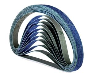 Boite 10 bande abrasive 10x330 mm toile rigide synth G80 Zircon x10 - SAM OUTILLAGE - KBA-10-80ZN