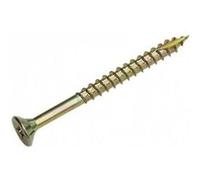 Vis à bois agglomérés Pozidrive acier bichromaté 6X90 60 boîte de 150 ROCKET 351400026239