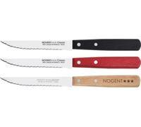 Boîte 20 Couteaux à Steak 11 Cm Rouge/ Noir/ Hêtre - Classic Bois - Nogent