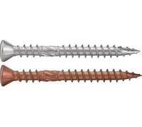 Boîte 200 Vis terrasse tête bombée inox A4 + embout Torx ACTON - Double filet 5x50 - 643245x50