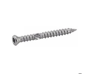 Boîte 200 Vis terrasse tête fraisée réduite inox A2 Torx ACTON - Double filet 5x60 - 623275X60