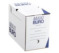 Boîte à archives blanches dos 18 cm - Maxiburo