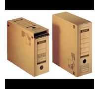 Boîte à archives Leitz 60860000 format A4 en carton marron 325x275x120mm 180g pour archivage documents