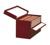 Boîte à archives - MARIOLA - S8420538 - Rouge - 39 x 25,5 x 20 cm - Élégante et durable