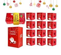Boîte À Argent De Noël Kit 12 Pièces Pliables DIY Fête Réutilisable Créatif | Ensemble Boîtes À Argent Pliables Et Rebondissantes Pour Les Fêtes, Anniversaire, Halloween, Célébration, Et