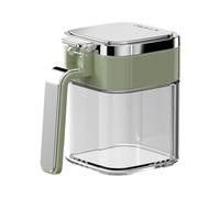 Boîte à assaisonnement en verre avec couvercle 350 ml | Bocaux à condiments en verre pour cuisine, comptoir, stockage des aliments, café