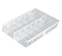 Boîte à assortiment PS MINI, 12 compartiment 120x210x36 mm, transparent