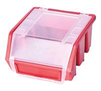 Bac a bec ERGO-Box S taille avec couvercle, en rouge
