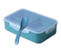 Boîte à Bento 4 Compartiments PP pour Garçon et Filles, Repas et Fruits | Couvercle Hermétique, Format Compact Léger, Facile à Nettoyer, pour Déjeuner et Dîner