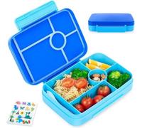 Boîte à bento pour enfants, 1 050 ml, 5 pièces, étanche, compatible micro-ondes et lave-vaisselle