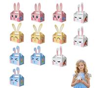 Boite a Biscuit et Boite Cadeau Paques - Parfait Sachet Bonbon pour Jeunes, Pochette Cadeau Paques Unique et Réutilisable, Boite Paques pour Sachet Anniversaire Jeune
