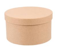 Boîte à Biscuits Khaki DIY en Papier Kraft Ronde | Cookies et Bonbons, Usage Emballage et Pâtisserie, Design Rustique Charmant, Assemblage Facile
