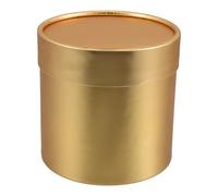 Boîte à Bouquet Ronde en Papier Or pour Fleurs, Mariage Élégant | Coffret Présent Fleuri, Facile à Nettoyer, Boite Coeur A Decorer, Usage Polyvalent, Portable Couleur