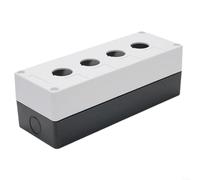 Boîte à boutons étanche avec trou de 22 mm, anti-poussière, usage industriel, joint en polyuréthane (4 trous)