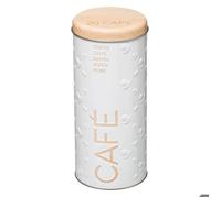 Boîte à café capsules métal ""Scandinave Nature"" blanc - 5 five simply smart