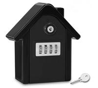 Boite a Cle Securisee Mural Boite a vec Code Numérique & Clés d'urgence, Grand Key Safe Box Format Coffre a Clef Extérieur p
