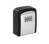 THIRARD - Boîte ombinaison - Modèle Murale - Acier - Utilisation Intérieure et Extérieure - Sécurisée - 4 Chiffres Modifiables - 37 x 75 mm - Noir