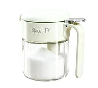 Boîte à condiments de cuisine | Accès facile avec cuillère, couvercle en verre - pour sucre, sel, poivre, , vinaigre, préparation des repas, restaurant, traiteur, camion