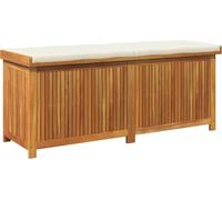 Boîte à coussins d'extérieur 150x50x60,5cm bois massif d'acacia