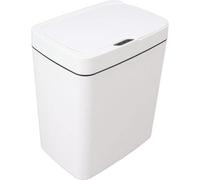 Boîte à déchets automatique 18L - Boîte à déchets sans touche avec couvercle - Corbeille électrique intelligente pour le salon, chambre, salle de bains