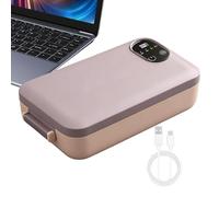 Boîte à déjeuner chauffante pour déjeuner électrique portable | Boîte chauffe-aliments pour travail, ouvrier, bureau, pique-nique, construction, camion, voiture, camping-car, camping