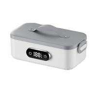 Boîte à déjeuner chauffante sans fil - Portable - Chauffage rapide - 1 l | Batterie 7200 mAh 24 x 13,1 x 8,7 cm en acier inoxydable étanche avec minuteur 50-65 ℃ Contrôle de la température pour le