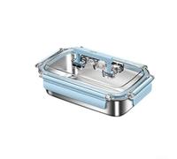 Boîte à déjeuner hermétique en acier inoxydable pour réfrigérateur 600 ml (1000 ml)