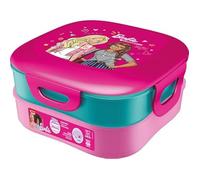 Maped Boîte à déjeuner KIDS CONCEPT Barbie 3-en-1 1,4 l – 2 compartiments modulables, 1 étanche, rose