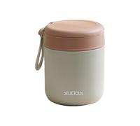 Boîte à déjeuner pour - 430 ml - Boîte de rangement portable pour | Gobelet à soupe isotherme sous vide pour étudiants et adultes au travail, voyage, camping, pique-nique, cuisine, vert