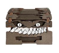 Boîte À Dés En Bois - Coffre De Rangement Décoratif, Support De Dés De Jeu De Table, Grand Espace Pour Les Jeux De Société Familiaux | Accessoire Portable Pour Les Joueurs, Salle D'exposition De Colle