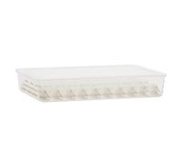 Boîte à Dumpling Congélateur, Boîte de Rangement pour Dumpling | Récipient alimentaire empilable à piles plates,Boîte à boulettes lavable au lave-vaisselle avec capacité, support pour petits