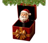 Boîte à farces de Noël Accessoire farce blague Pop-Open fêtes d'hiver | Bonhomme en d'Épices Boîte Jouet Miniature Pour , camarades de classe, , , parents, fête, événement