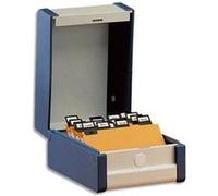 Boîte à fiches Provence format A4 en hauteur H297 x P210 mm gris, livré avec séparateur métallique G