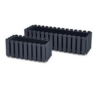 Boîte à fleurs à suspendre 38cm anthracite Prosperplast Boardee Fencycase G
